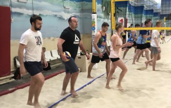 Команда СРО «Союз профессиональных строителей» приняла участие в турнире по пляжному волейболу